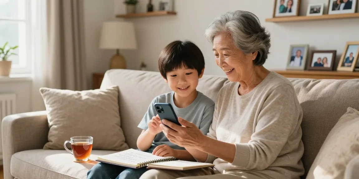Preserve parents' stories using In Their Words through heartfelt text conversations.