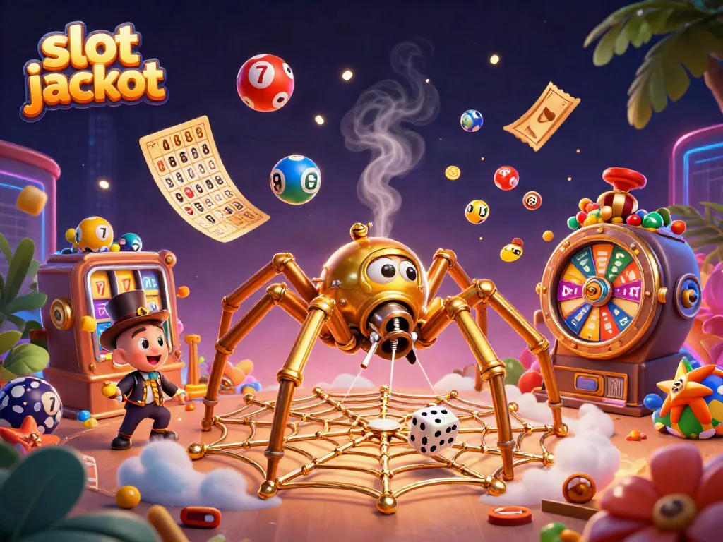 Menangkan slot jackpot dengan ilustrasi 3D kasino luar biasa penuh detail, menunjukkan momen mengasyikkan dalam permainan.