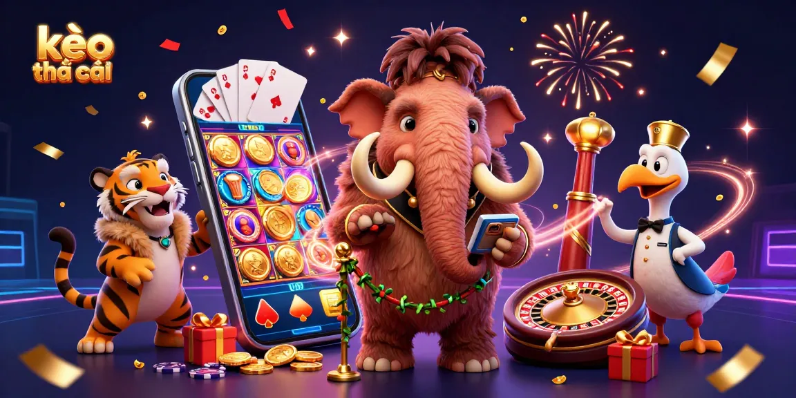Explore kèo nhà cái illustration with a mammoth bouncer, VIP saber-tooth, and dodo doorman