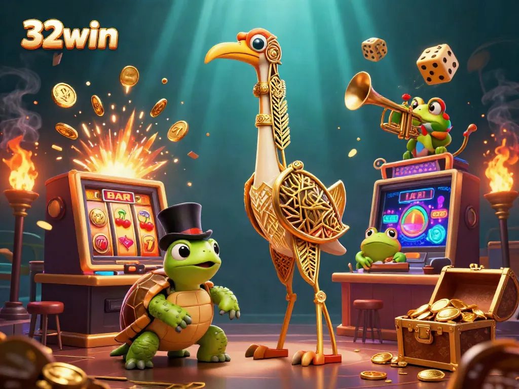 Experience exhilarating gameplay at 32win with vibrant characters and dynamic casino action.