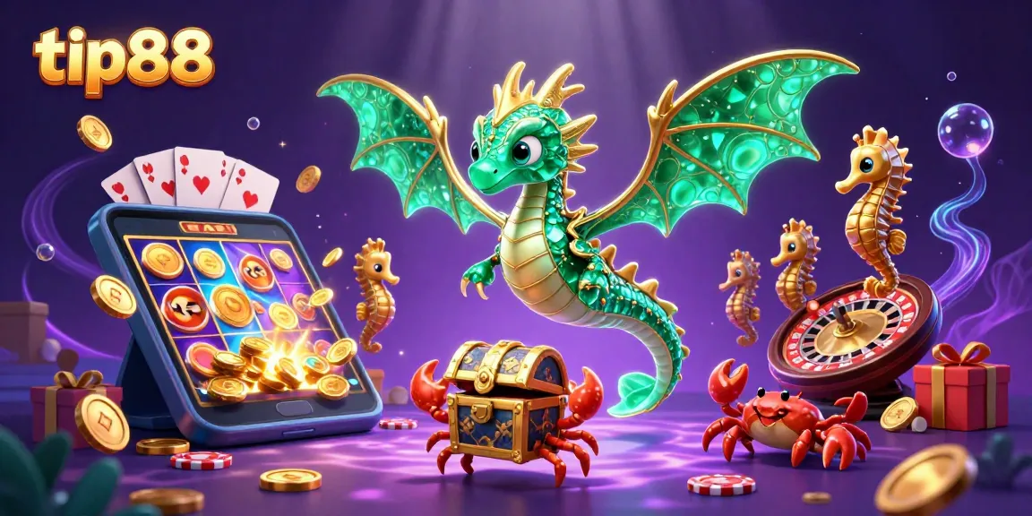 Experience thrilling gameplay at tip88 with vibrant slot games, sea dragon, and treasure hunting.