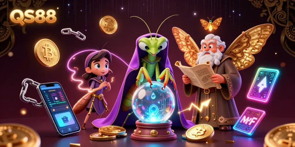 Experience the magic of QS88 as the fortune teller reveals winning strategies and crypto insights.