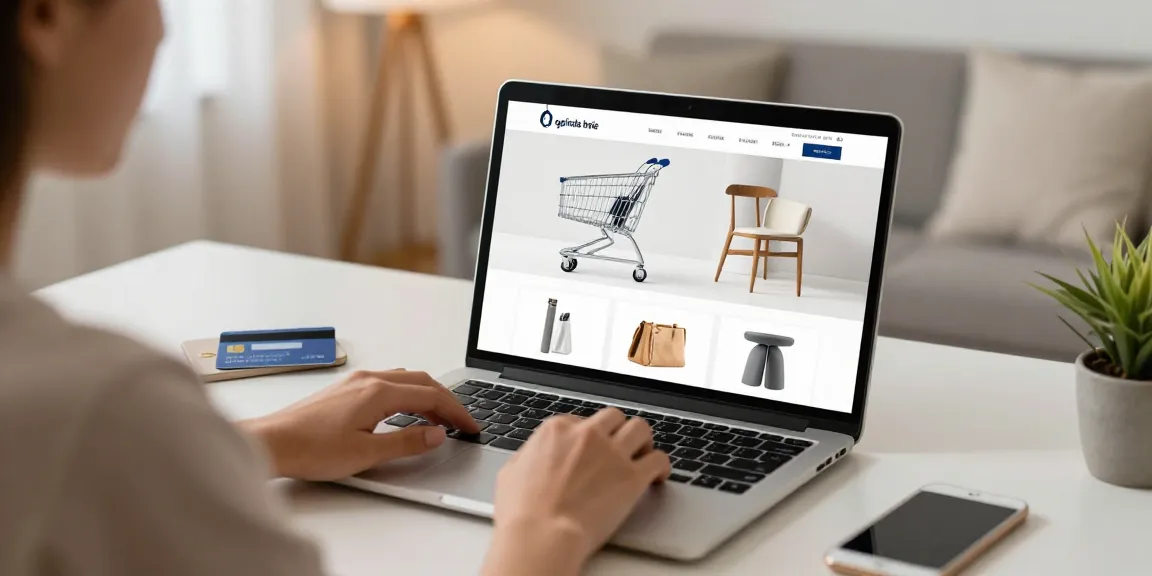 An attractive oglinda baie showcased in an online shopping scene, featuring best deals on bathroom mirrors in a convenient digital marketplace.