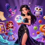 GG88 offers a dazzling casino experience with vibrant slot reels and a mystical atmosphere.