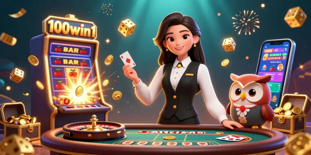 Join the excitement at 100win1 with our professional dealers and spectacular games!