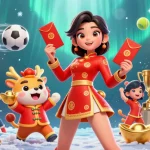 Engage with ww88c's vibrant casino scene showcasing sports betting excitement with colorful characters and elements.