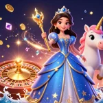 Experience the thrill of Đăng Ký QQ88 with vibrant casino scenes and enchanting gameplay elements.