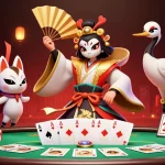 Engage with fly88 as a kabuki warrior and kitsune mask dance around poker excitement!