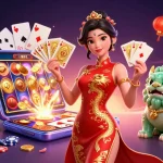 Play and win at o8 with this vibrant 3D illustration showcasing rich casino elements and gaming excitement.