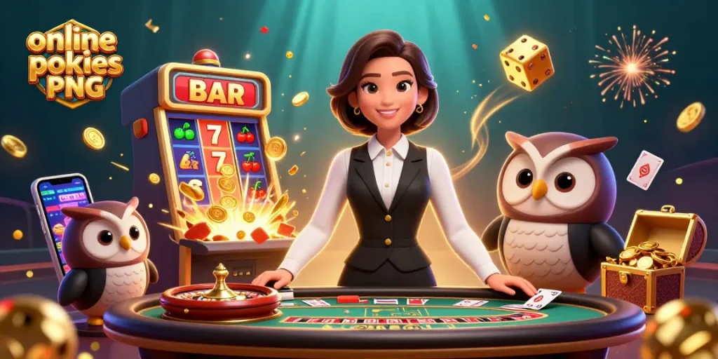 Experience the excitement of online pokies PNG with captivating gameplay and vibrant visuals.