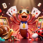 Experience thrilling gameplay at Sunwin with a vibrant casino illustration showcasing a dealer and high-roller elements.