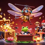 KQ BĐ showcases thrilling card deals at the lily pad casino with vibrant characters and rich game elements.