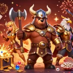 Join the adventure with HD88 as top characters celebrate colorful winnings in an exciting casino atmosphere.