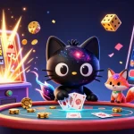 Experience thrilling gameplay with 123B's enchanting cosmic casino scene featuring vibrant characters and jackpot excitement.