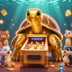 Engage in thrilling slot action at jbo with golden tortoise and treasure, all in 3D