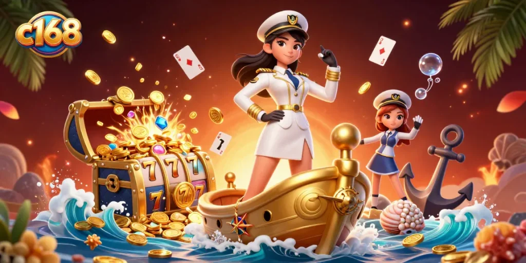 Engage in thrilling gameplay at c168, featuring an immersive online casino experience with gold treasures.