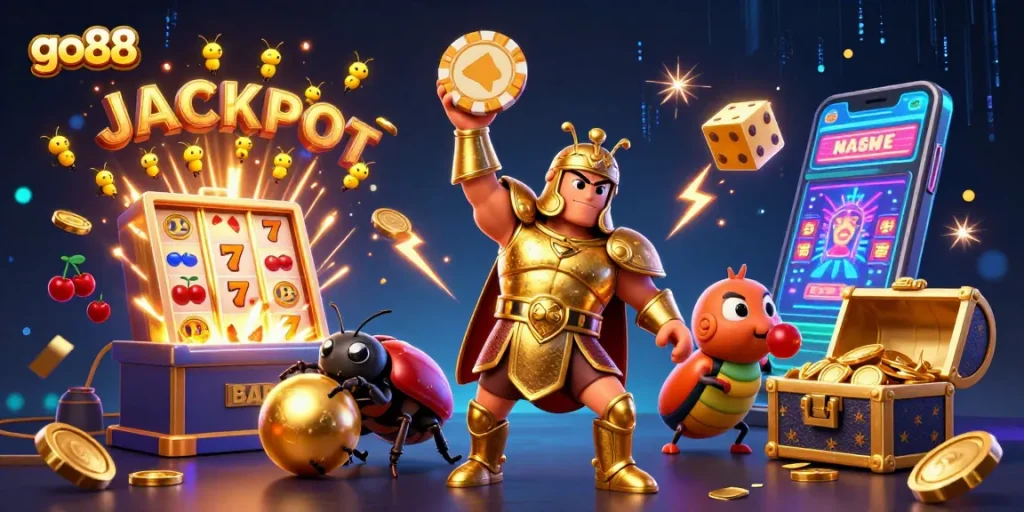 Experience big wins at go88 with vibrant 3D gaming action and jackpot excitement