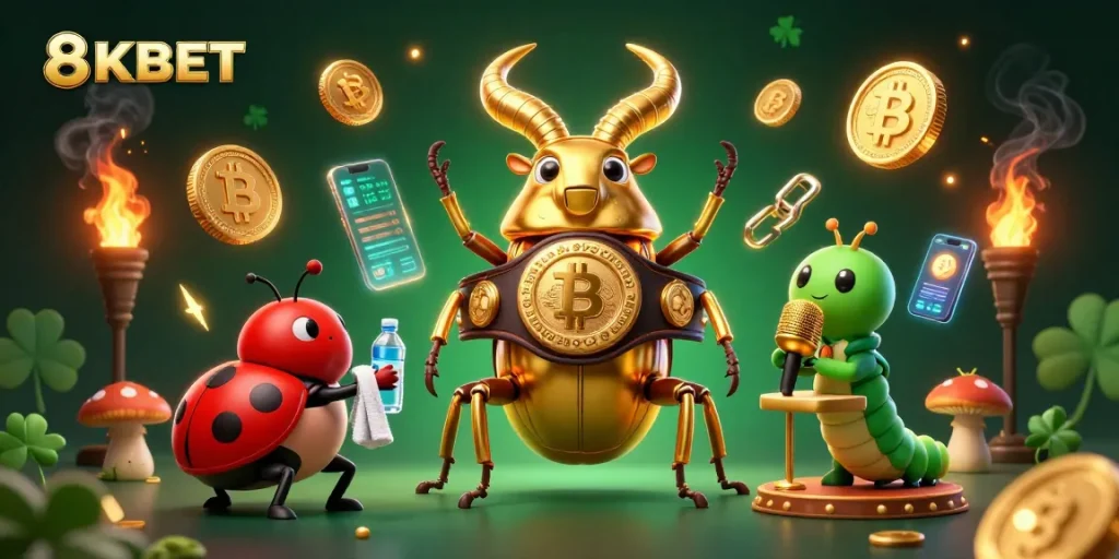 Engage in thrilling gameplay with 8KBET's vibrant casino experience, featuring iconic characters and dynamic elements.