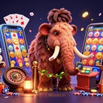 Join the excitement at OPEN88 with vibrant gaming elements and interactive characters in this dynamic casino scene.