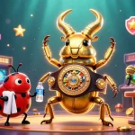 Rikbet showcases a vibrant gaming scene with unique characters and thrilling casino elements.
