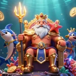 Engage with febet's thrilling underwater casino experience featuring Neptune and treasures.