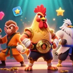 Experience thrilling action at 32 win with lively cartoon characters in a vibrant casino atmosphere.