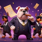 Experience excitement at c168 com with a mafia boss and bodyguard duo in a vibrant casino scene.