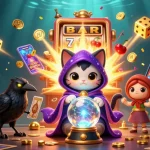 Engage with nhà cái 9bet's thrilling gaming experience, featuring a vibrant 3D casino scene.