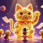 Engage with the exciting world of lottery gaming at rongbachkim with a vibrant and colorful scene.
