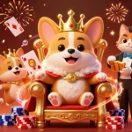 Experience the thrill of CM88 with vibrant slot reels and royal characters bringing excitement to online gambling.