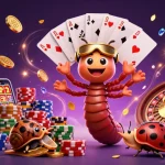 Engage with HM88 in a vibrant casino scene featuring exciting characters and gaming action.