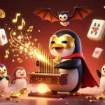 Experience thrilling gameplay with 123b featuring a golden penguin organist and vibrant casino elements.