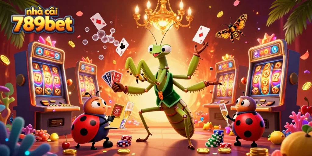 Check out nhà cái 789bet's exciting slot machines and vibrant game atmosphere with treasure elements.