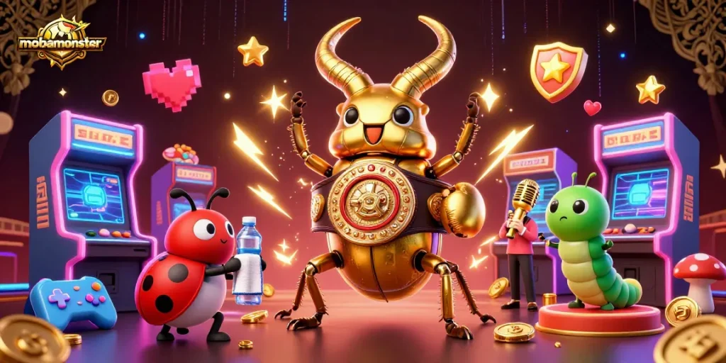 Experience thrilling gameplay at mobamonster with engaging casino challenges and vibrant characters.