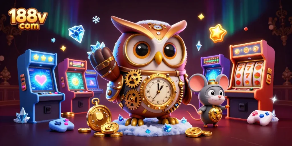 Play exciting games at 188v com with immersive slot reels and vibrant casino elements.