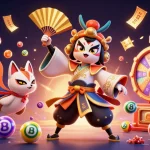 Experience the excitement of 789wiin with vibrant casino-themed characters and elements in dynamic action.