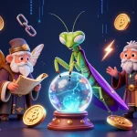 Experience the thrill of cfdg with a vibrant 3D digital illustration showcasing gambling elements.