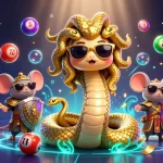 Join Đăng Nhập F168 for thrilling lottery games and celebrations surrounded by colorful balls and prizes